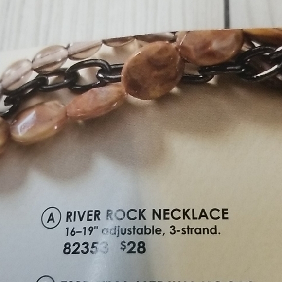 Cookie Lee River Rock necklace NWT - Picture 4 of 6